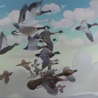 Group - Game Birds in Flight